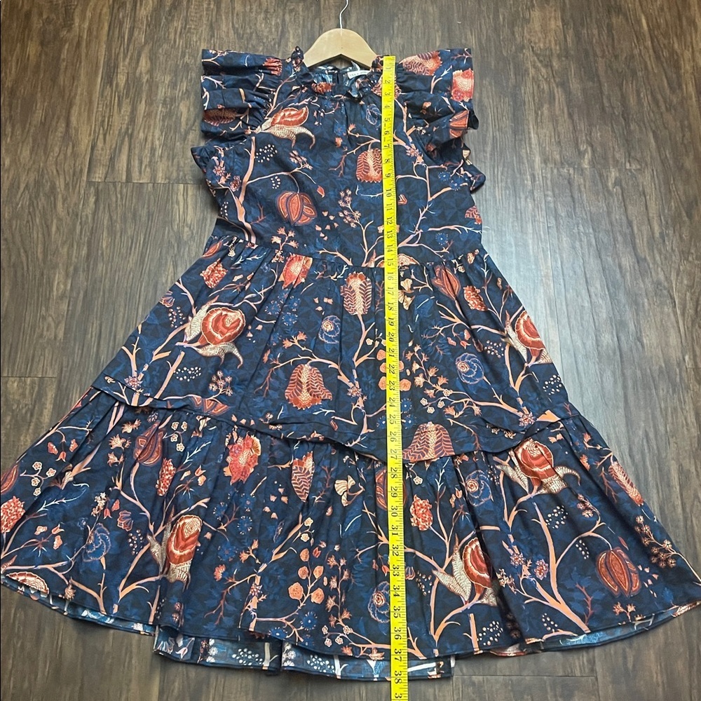 EUC Ulla Johnson Eden Ruffle dress 6 - Picture 12 of 16